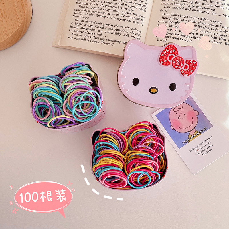 儿童皮筋女童扎头发发圈 韩国宝宝头绳头饰 不伤发小号橡皮筋发饰|ms