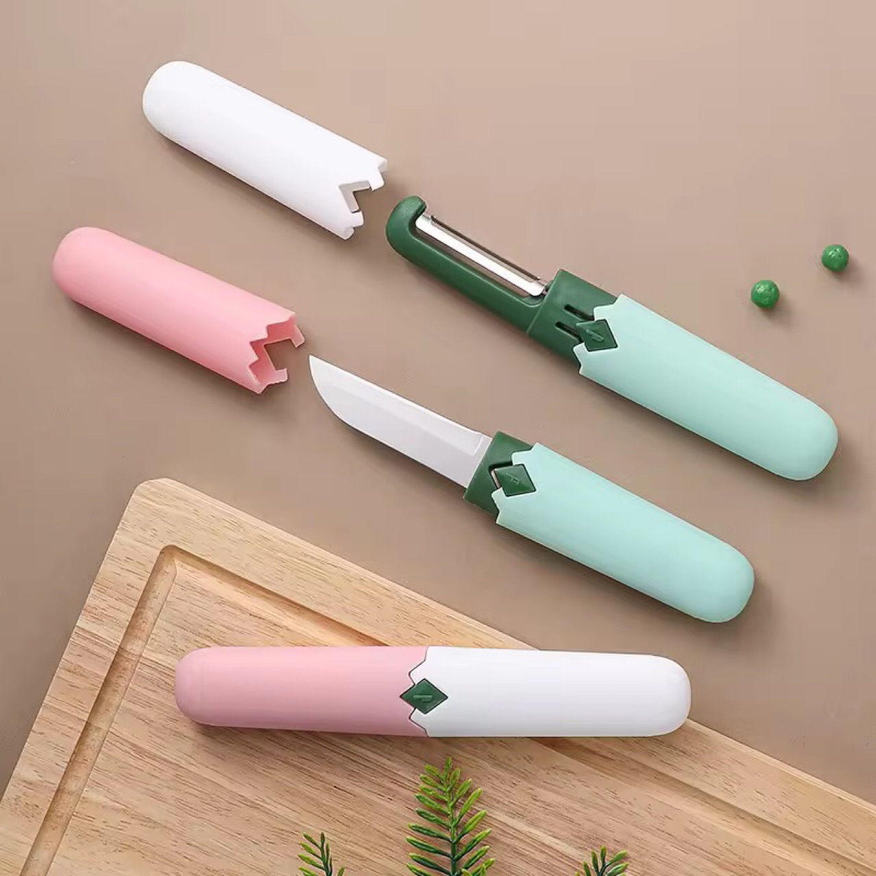 Multifunctioneel inklapbaar fruitmes met dunschiller_voghion.com