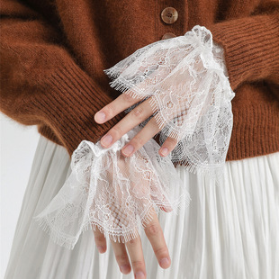 New Style Cotton Accessories Lace Elegant Chanel Style Three-Dimensional Lace Decorative Cuff Fake Collar