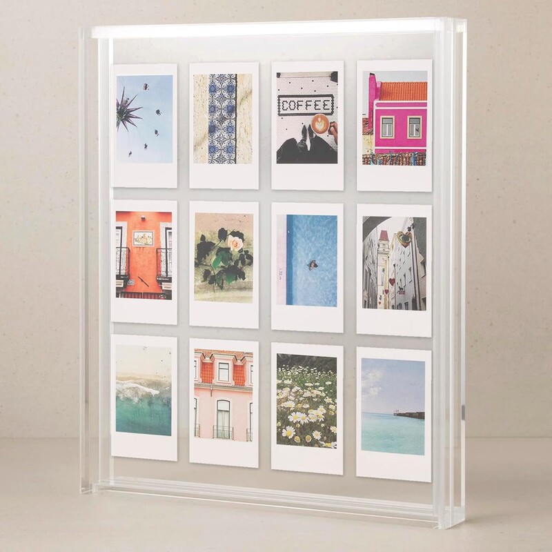 Cross-Border Acrylic Photo Frame Instax Film Transparent Display Stand 11.8X10.2 Inch Photo Frame Photo Holder Frame