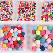 ���Q�羳��ɫ�ߏ�ë���ֹ�diy���Pompom ballsë�q���}�Q�b���