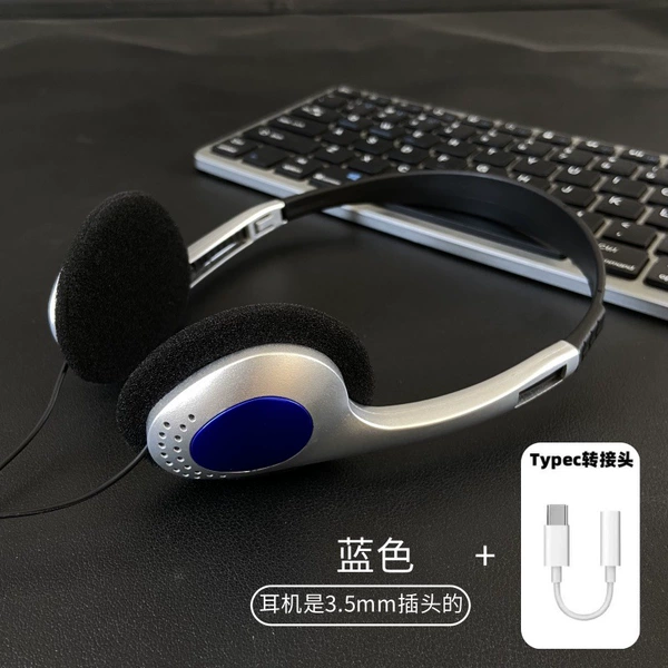 Blue-3.5mm round head+Typc adapter---the same style as the star