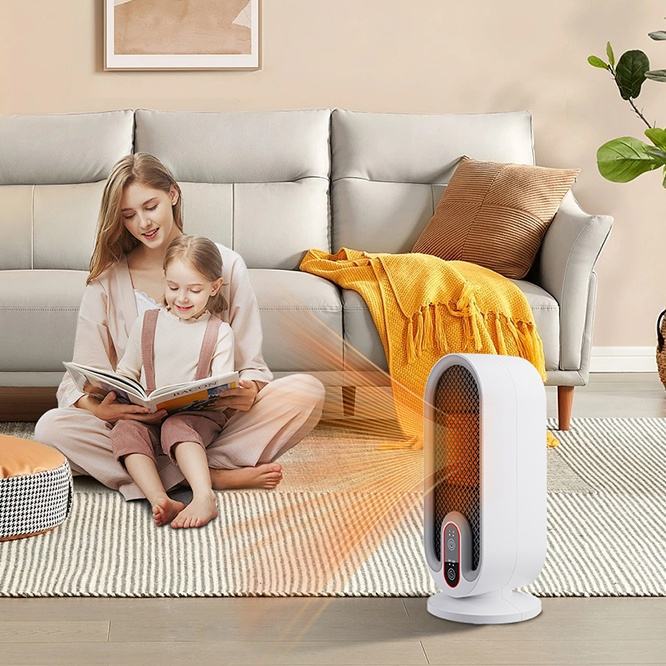 Nuevo calentador doméstico calentador eléctrico vertical ahorro de energía humidificación pequeña calefacción solar eléctrica toda la casa calentador de calor rápido ventilador
