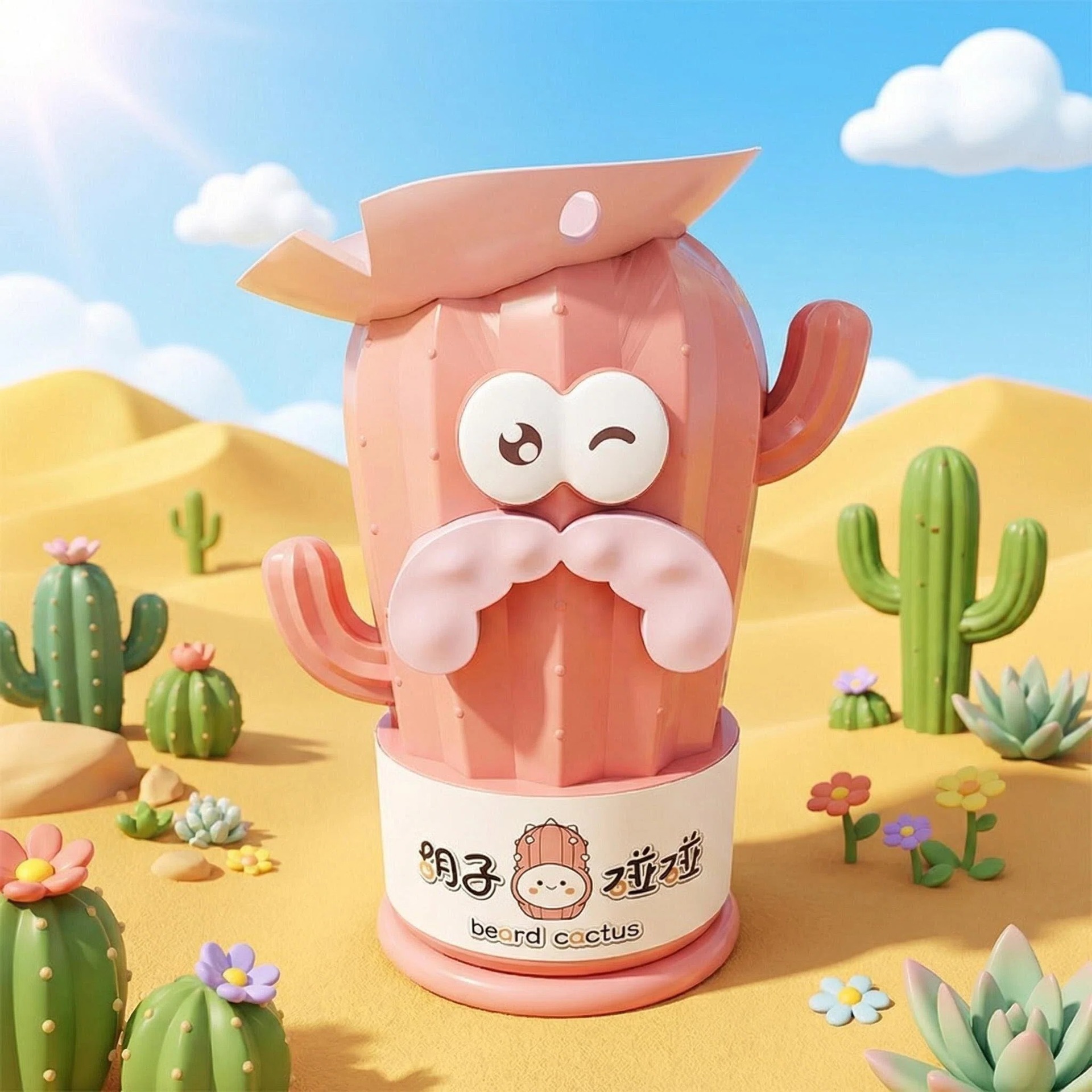 Sacapuntas de cactus con manivela, sacapuntas de dibujos animados, sacapuntas para estudiantes, sacapuntas automático para niños, sacapuntas giratorio
