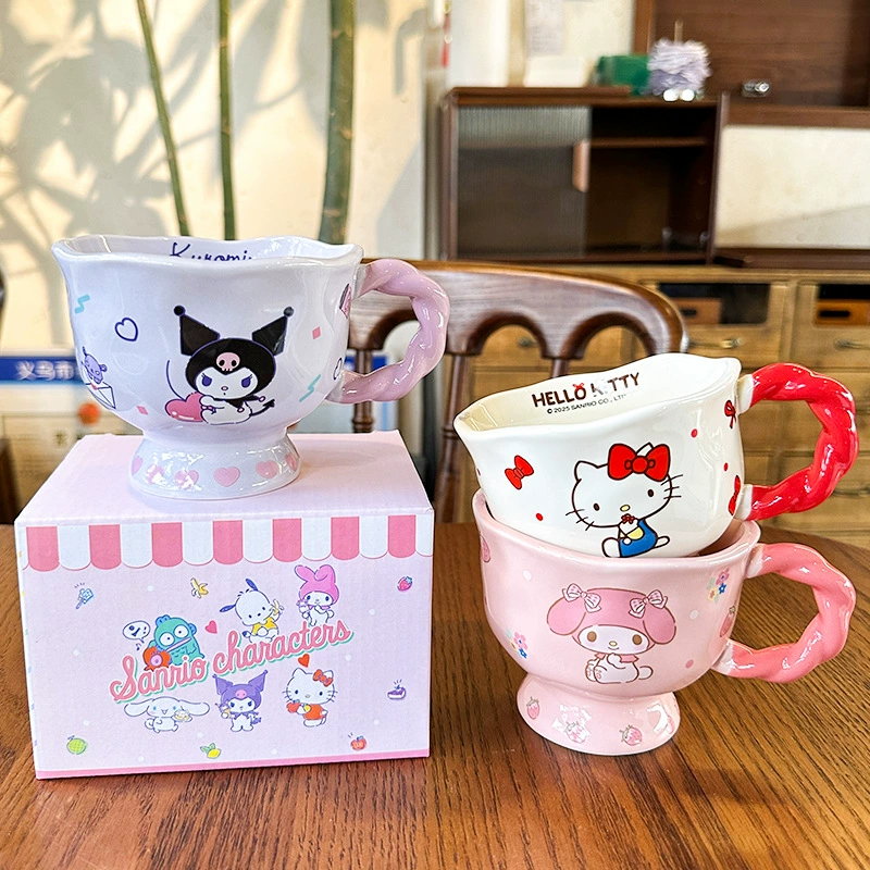 Culomy высокая керамическая кружка для дома и офиса, водяная чашка, милая кофейная чашка, подарок девушке