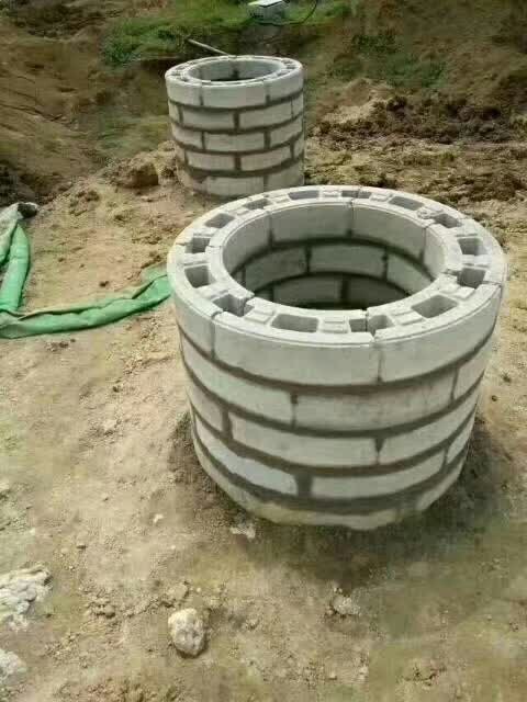 混凝土井壁砖 雨水井井室砌块 井室模块 检查井模块 混凝土模块砖