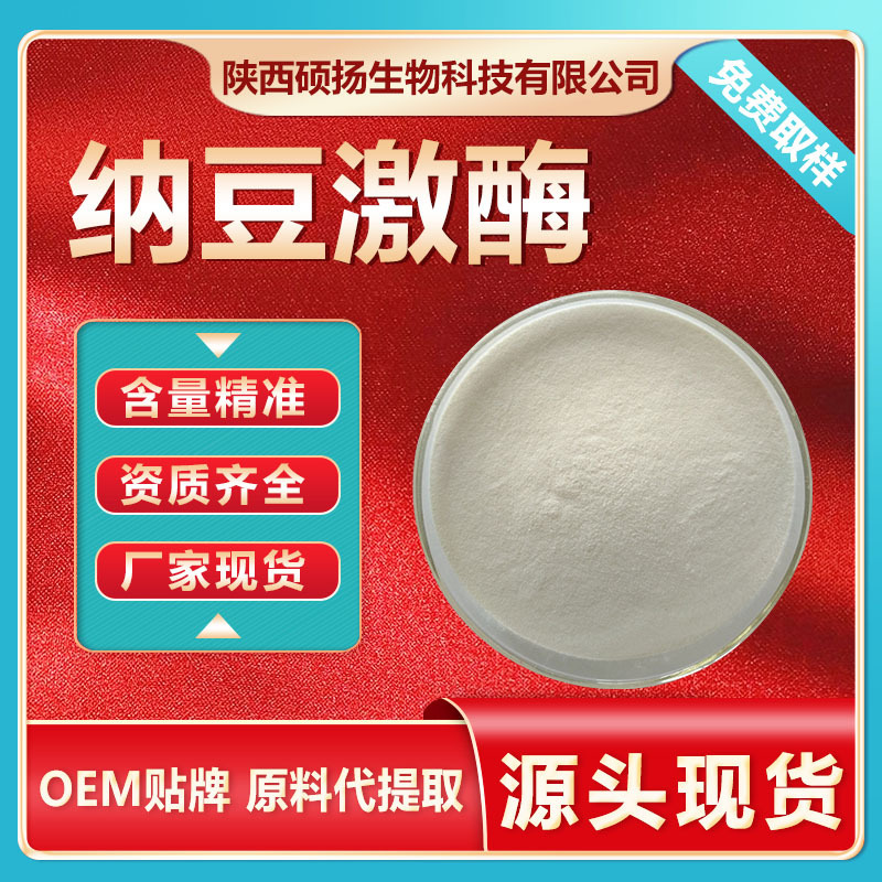 纳豆激酶5000FU/g 枯草杆菌蛋白酶发酵纳豆提取物纳豆粉