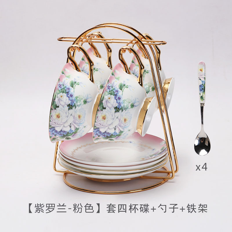 Taza de café de cerámica europea de hueso, taza de cerámica doméstica creativa, taza de alta calidad, caja de regalo de taza exquisita al por mayor