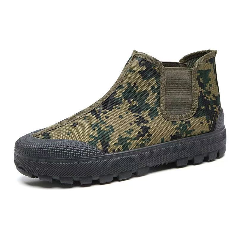 Zapatos de liberación para hombres y mujeres, zapatos de goma de trabajo resistentes al desgaste, zapatos de protección laboral de alta resistencia, zapatos de primavera y verano perezosos, zapatos de un pie Yuanbao