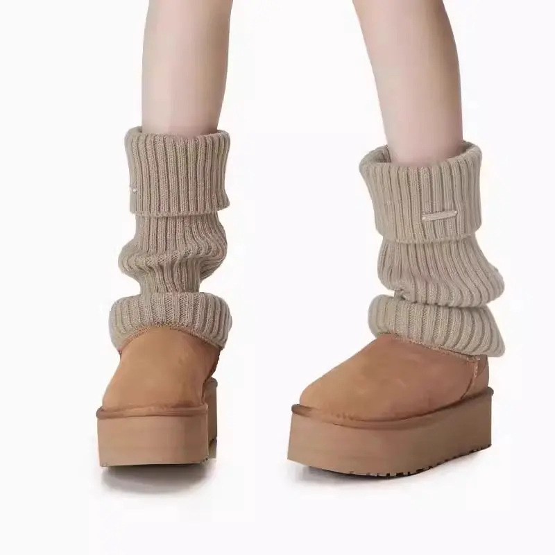 Pile Socks for Autumn and Winter, Suitable for Snow Boots, Women's 2025 New Wool Leg Warmers, White Calf Push-Up Socks Pile Socks for Autumn and Winter, Suitable for Snow Boots, Women's 2025 New Wool Leg Warmers, White Calf Push-Up Socks