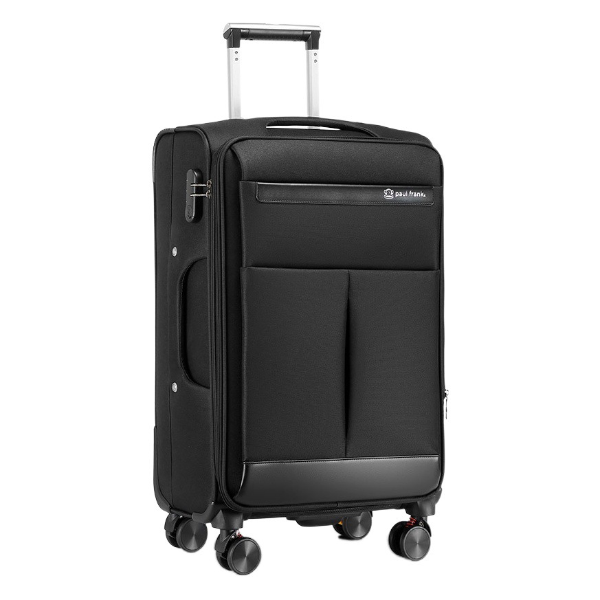 ビッグマウスモンキー オックスフォード製 トロリーケース 女性用スーツケース 男性用キャリーケース キャスター付き 20inch桁ダイヤルロック付き トラベルボックス 機内持ち込み可能 26インチ レザーボックス