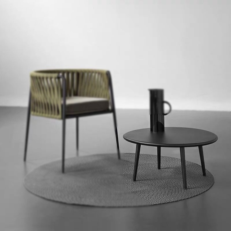샹젤리제 철제 낮은 테이블 70*45Hcm