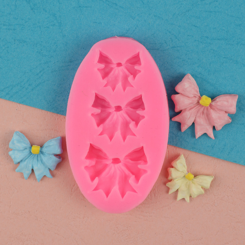 Nuevo arco de silicona molde decoración de la torta de chocolate fondant molde epoxi colgante decoración de la caja del teléfono