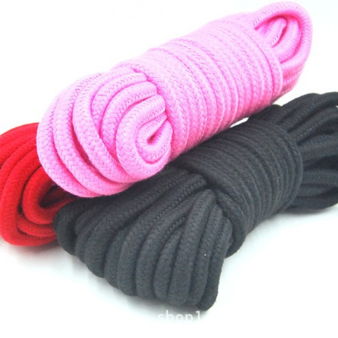 趣味10メートル束縛綿紐10点セット女性乳クリップバンド調教ひも成人用品