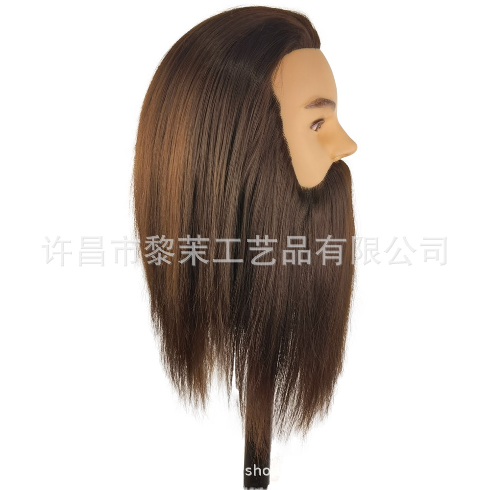 Fábrica directa de cabeza de barba masculina maquillaje de cabeza de barba masculina modelo de cabeza de cabeza de barba enseñanza de cabeza
