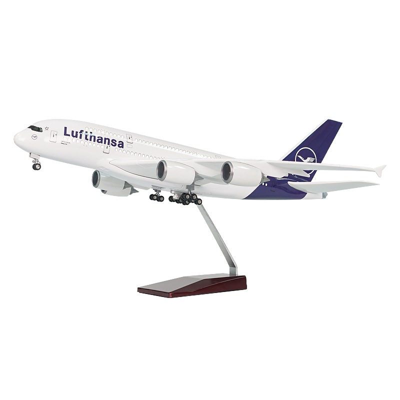 Emirates Scale 1:160 46cm A380 Emirates Modelo de avión de simulación ligera