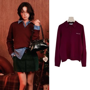 �w����ͬ��Ƽtɫ�L����ëpolo�Iᘿ���miuϵ�WԺ�Lë��Ů2026��