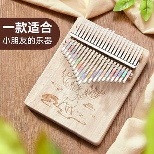 J817 Beginner Coral Kalimba Girls Piano Net Instrument Pine Deer Sound 21 Thumb Piano Finger G3