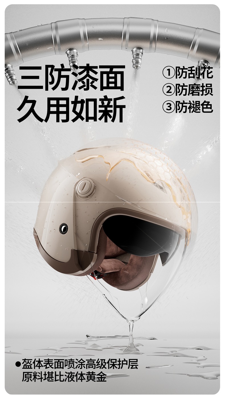 Electric Motorcycle Helmet for Men and Women Winter Warm