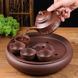 Yixing Purple Clay Teapot Large Capacity Tea Pot Handmade Small Teapot Single Pot Ceramic Household Tea Set Tea Cup Set
