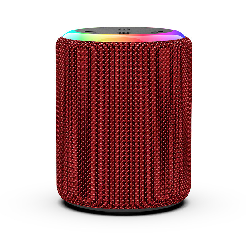 国境を越えた屋外防水bluetoothスピーカー円柱小型鋼砲自慢のミニスピーカー携帯型布芸音響卸売り|undefined