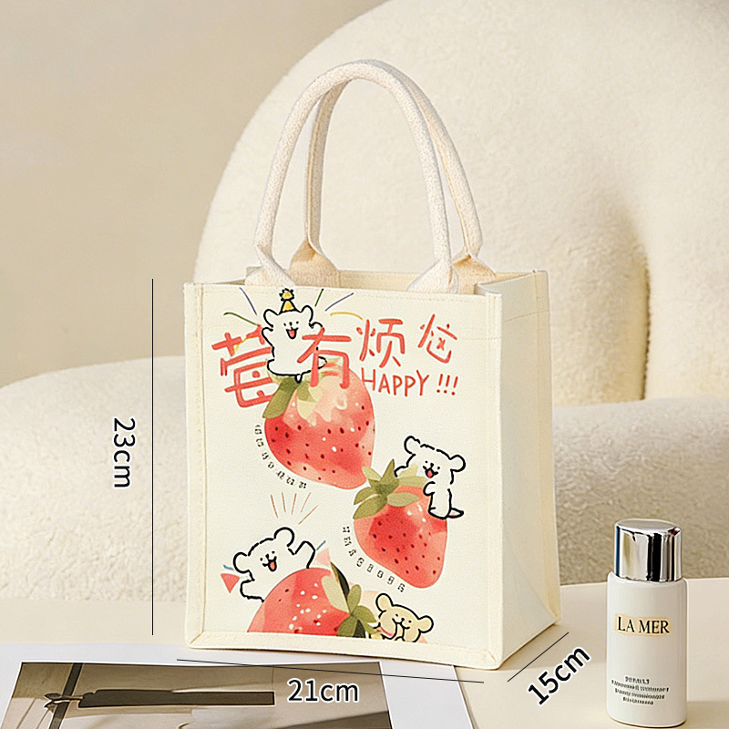 Bolsa de lona Bolsa de tote de oso personalizada Bolso de lona tridimensional para estudiante Carpeta personalizada con logo Bolsa de lona pequeña image 33