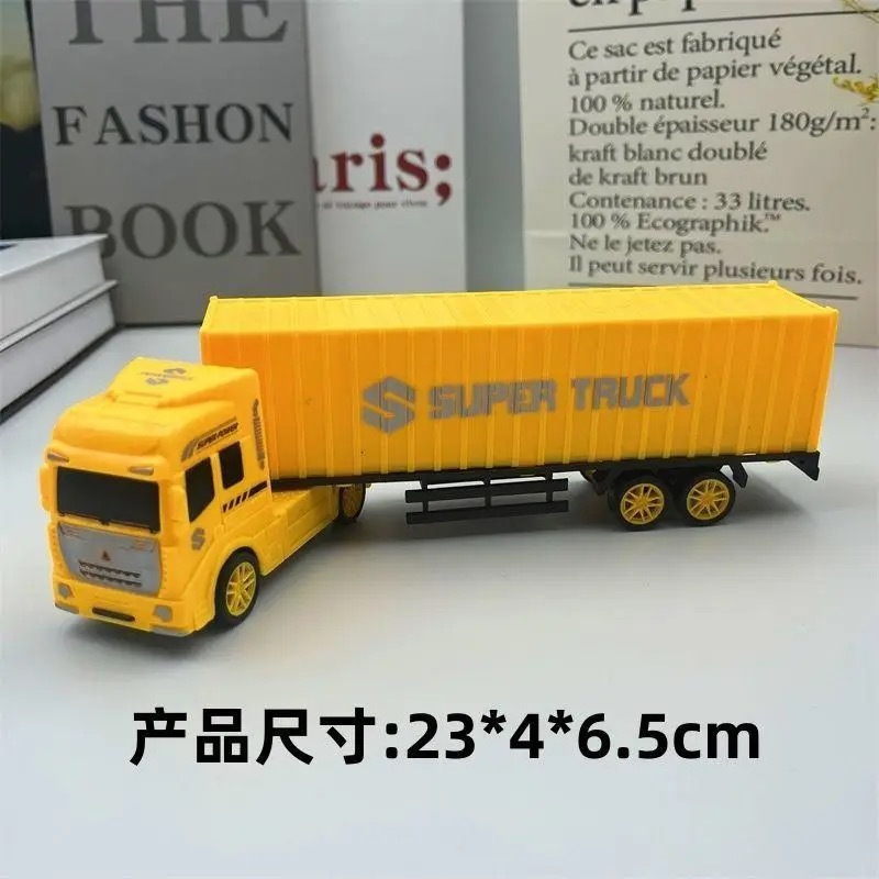 노란색 컨테이너 트럭 [품질 좋음 - 아기가 좋아함 - 엄마는 안심할 수 있음]