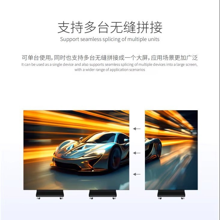Pantalla de doble cara triple plegable para publicidad móvil Pantalla de cartel LED mantenimiento frontal Pantalla de pantalla LED plegable ultrafina independiente