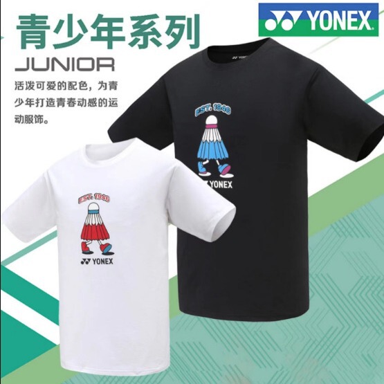 Younix badminton clothing teenagers children students sweat-absorbent breathable sportswear T-shirt 315042BCR