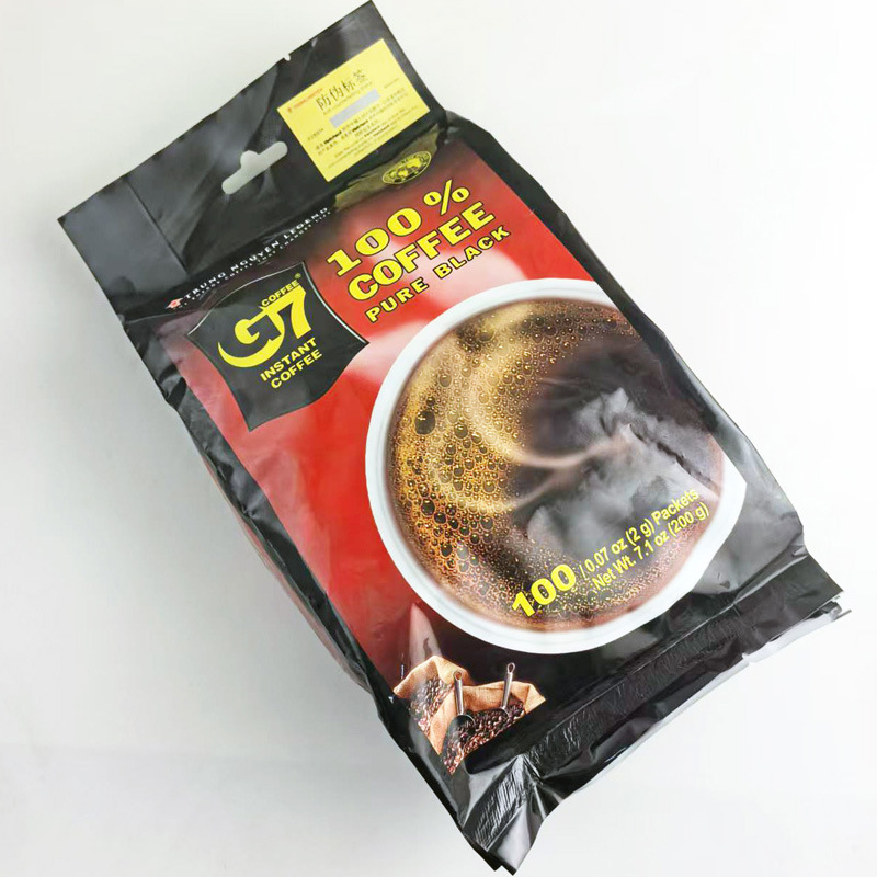 Vietnam Original Imported Coffee Zhongyuan G7 Instant Coffee Powder Black Coffee 200g One Bag 100 Small Bags 2
