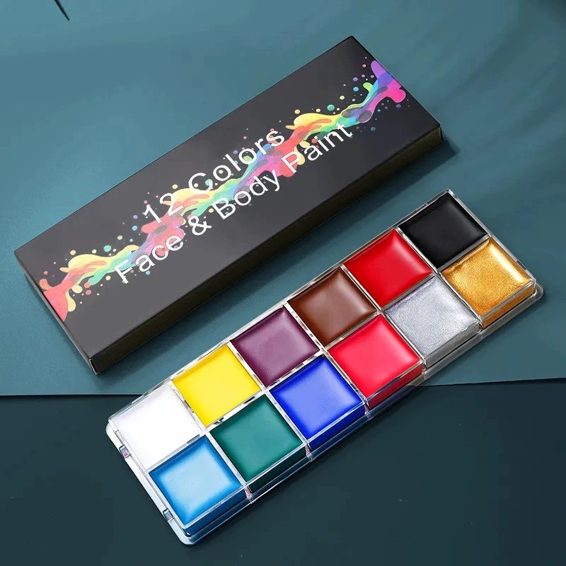 Transfronterizos nuevos 42 colores solubles en agua pintura corporal set de pintura infantil crema de pintura de la Copa del Mundo de fans de vacaciones