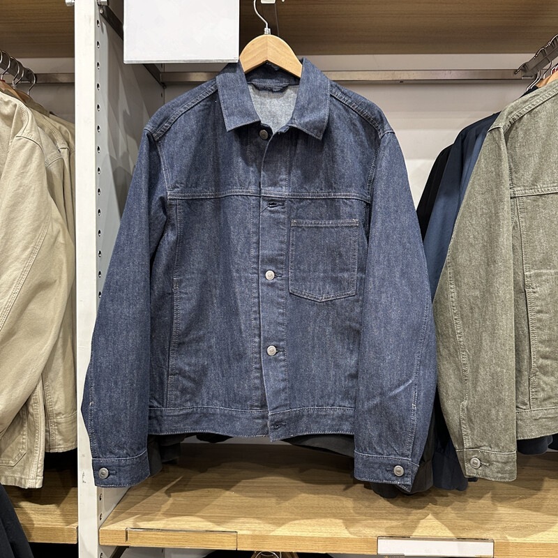 Men's and women's 26 new vintage washed distressed denim jacket, loose casual jacket top 488726 Men's and women's 26 new vintage washed distressed denim jacket, loose casual jacket top 488726