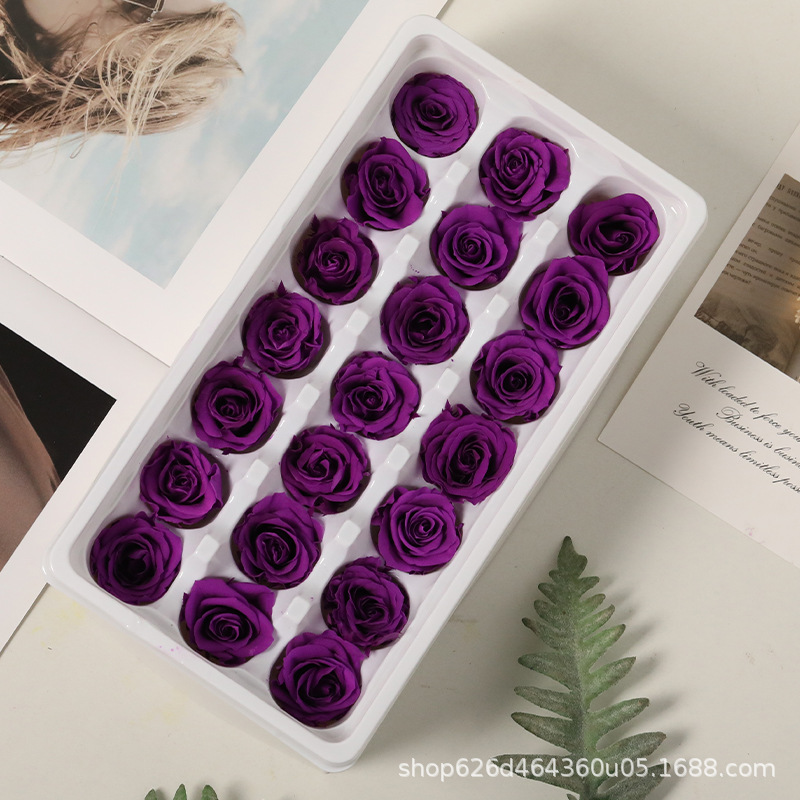 Flores inmortales Grado B 2 - 3cm rosas pequeñas flores frescas flores secas rosas DIY oso unicornio regalos de boda