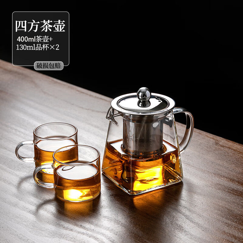 Vidrio de borosilicato alto resistente a altas temperaturas y al calor, estufa de cerámica eléctrica, tetera de espuma de calentamiento, tetera de cocción transparente simple engrosada para el hogar