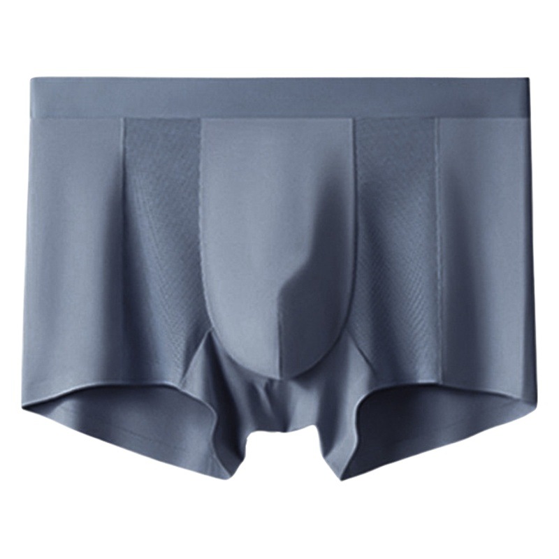 Calzoncillos tipo bóxer para hombre de Modal de 60 unidades, calzoncillos tipo bóxer finos sin costuras de Color sólido para adolescentes listos en stock