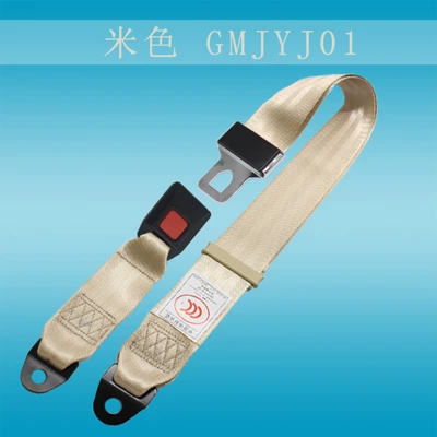 Factory Direct Supply Polyester Simple Two-Point Car Seat Belt for Buses, School Buses, and Coaches, Two-Point Safety Belt 6450 (Car seat belt) - off-white-long-side-12m-short-side-26cm-snjyg01