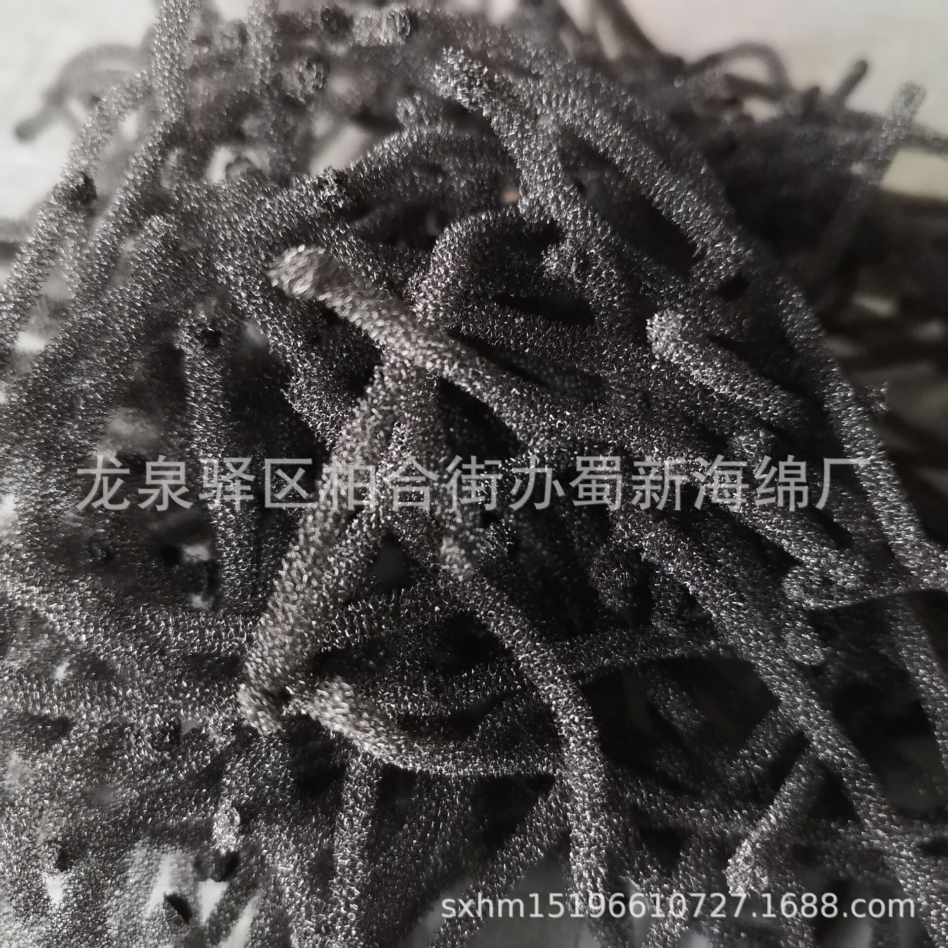 厂家供应黑色防尘喷泉过滤网孔海绵/冷却塔降噪海绵/工业填料