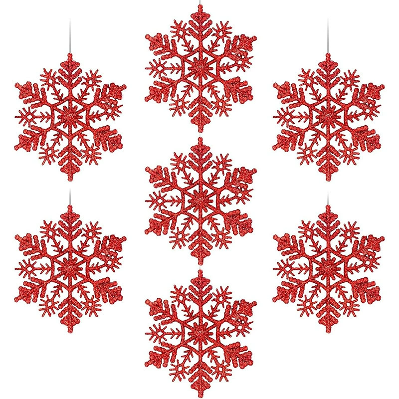 Г Christmas пластиковые украшения, подвеска, со снежинками