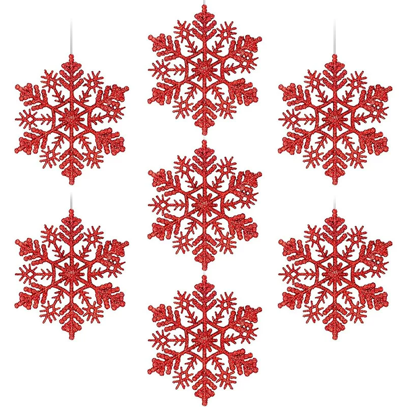 Г Christmas пластиковые украшения, подвеска, со снежинками
