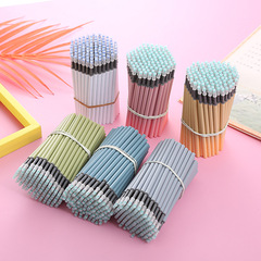 大容量按動筆芯 通用按壓水筆替芯 中性筆配件子彈頭黑色筆芯批發