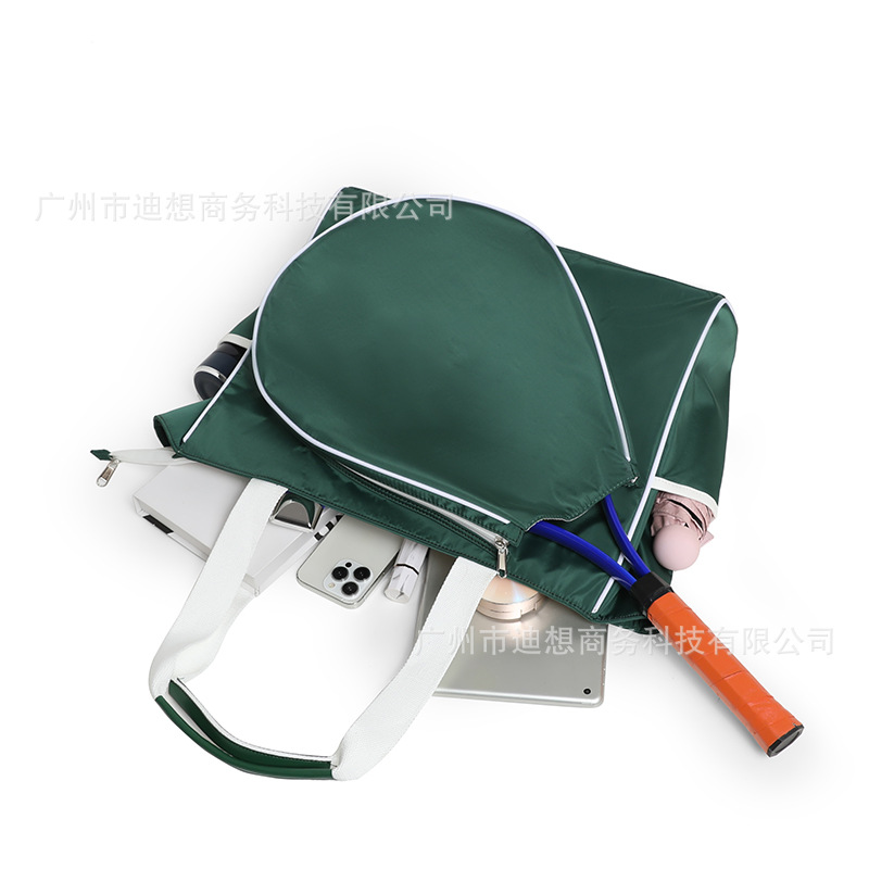 Bolsa de tenis de alto valor femenino de gran capacidad de almacenamiento bolsa de pelota al aire libre bolsa de bádminton de hombro único image 5