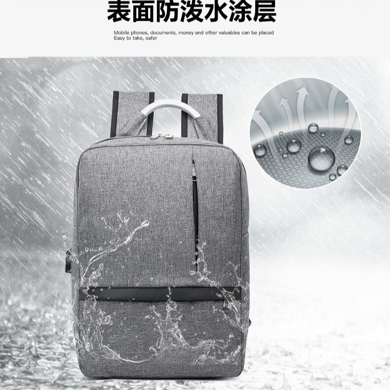 商务多功能电脑包休闲牛津布双肩包大容量旅行背包学生书包跨境|undefined