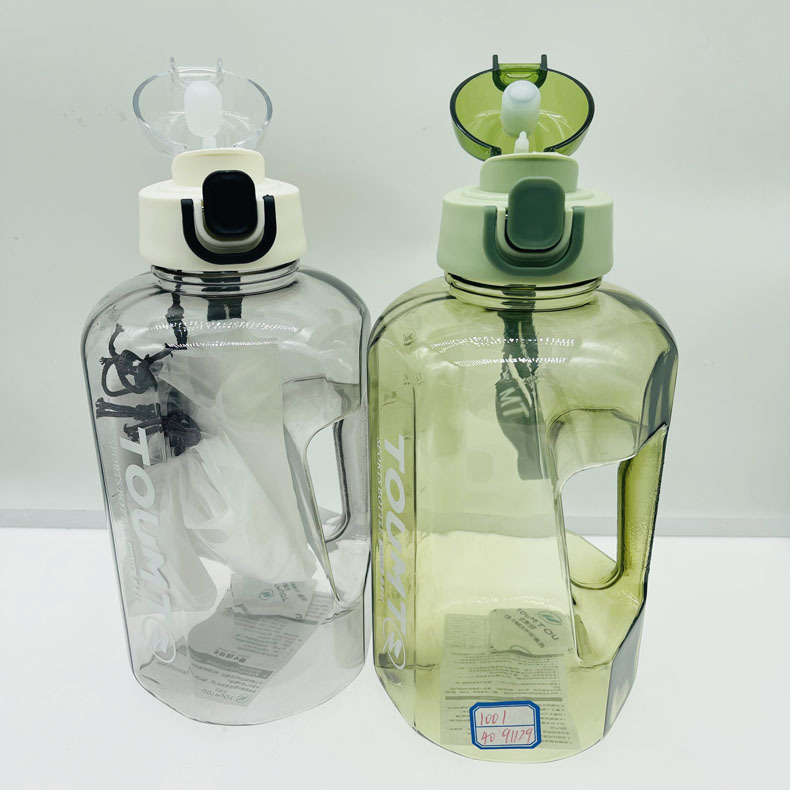 Duomedo tonelada barril PC cubo de plástico hervidor 2200ml grande bebida directa taza agua portátil fábrica