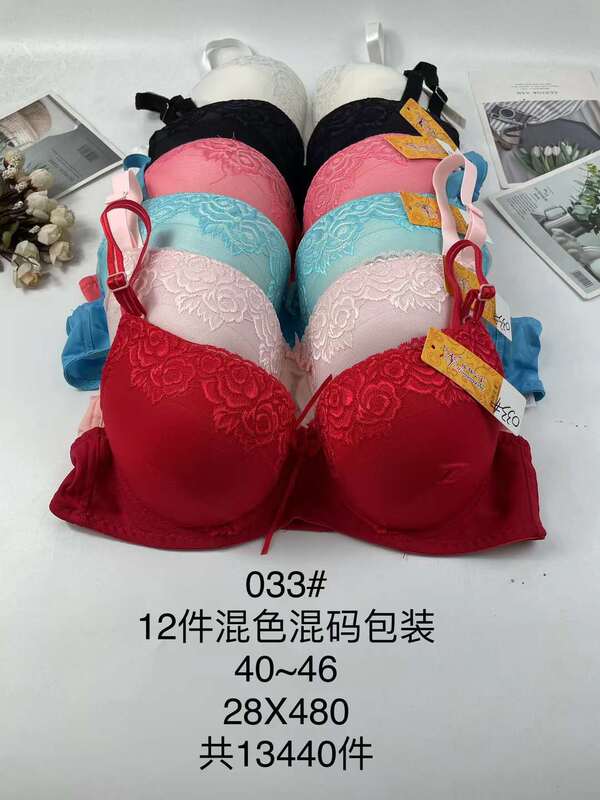 New Cambodia Mexico European and American Foreign single women's underwear comfortable with steel ring plus size bra factory wholesale