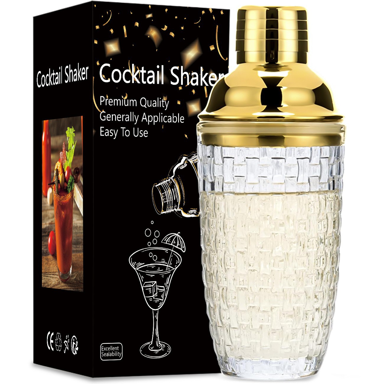 [핫추천] 400ml 골드글라스 모델