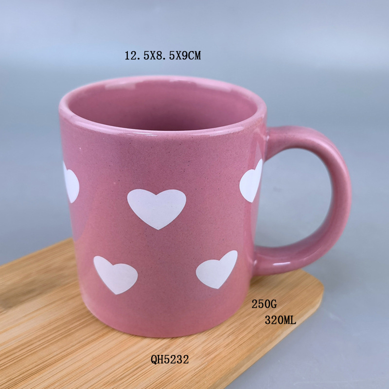 Taza de pareja de cubo recto