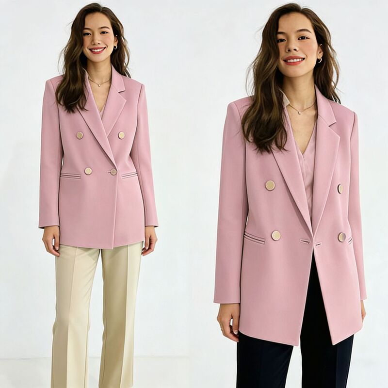 New Women's Blazer 2026 Spring and Autumn Stylish Versatile Slim-Fit Korean Style Trendy Jacket