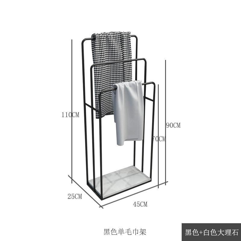 ライト高級北欧タオルラック床置き洗面台家庭用大理石バスルーム収納ラックバスルーム収納バスタオルラック|undefined
