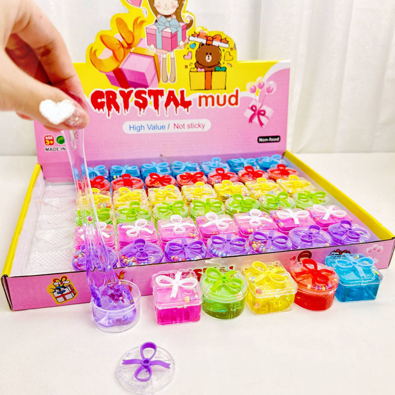48 into the small gift box sparkling gum fruit ice cream crystal mud with fragrance net red high color value fun 48 into the small gift box sparkling gum fruit ice cream crystal mud with fragrance net red high color value fun