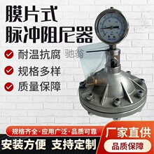 会会侠不锈钢法兰式隔膜式脉冲阻尼器SS304/SS316L计量泵脉冲缓冲